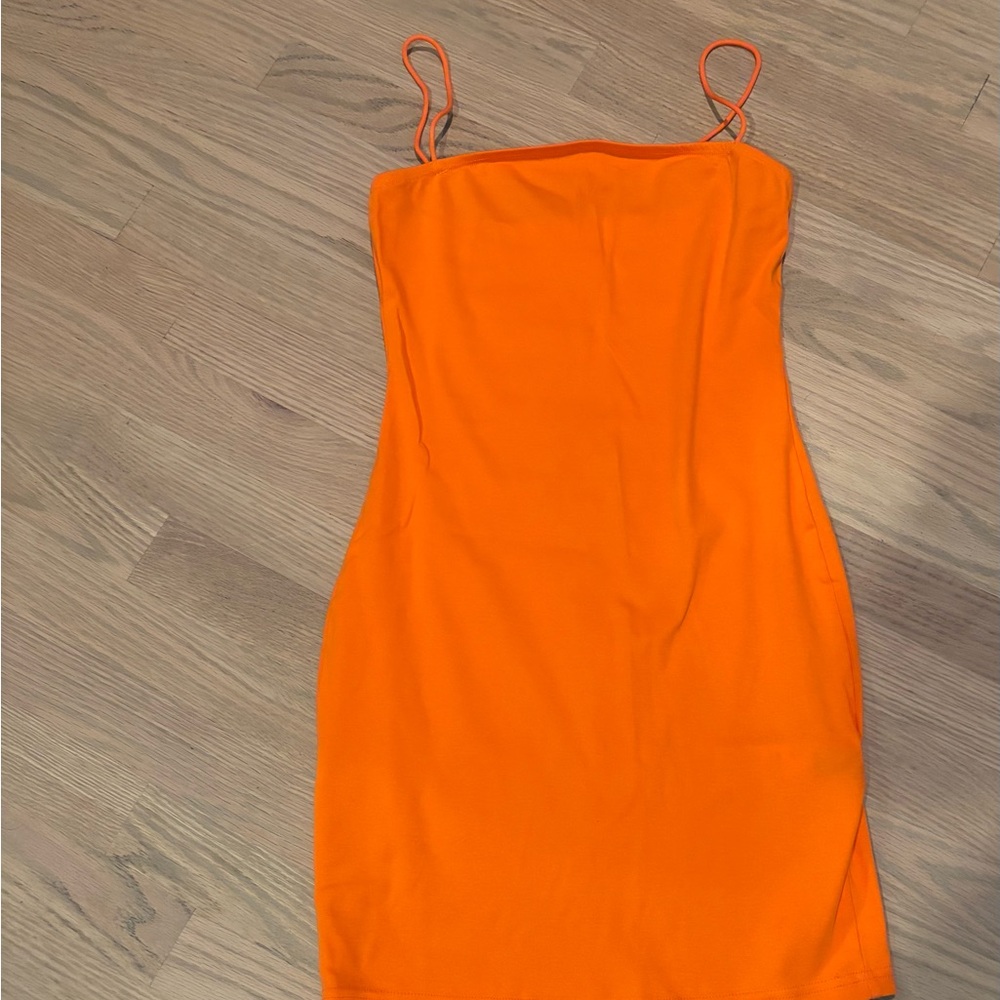 SHEIN Small Tank Mini Orange Women's Dress